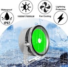 1000w Led Fishing Light 170000lm Green Ip67 Waterproof Fish Attracting