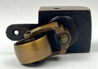 Square Cup Caster For Furniture Antique Finish 2 X 3 Inch Lot Of 4