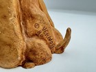 Bill Vernon Dog Hand Carved Wood Bassett Hound 80 s Shade Tree Folk Art Carving