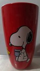Peanuts Snoopy Ceramic Travel Mug With Lid - Red
