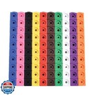 Edxeducation Math Cubes   Set Of 100 Counting Blocks With 5 Shapes   Math Man