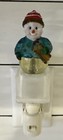 Snow Globe Night Light Christmas Nightlight 7    Tall Original Box Vintage