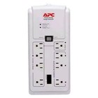 Apc Home office Surgearrest Protector 8 Ac Outlets 6 Ft Cord 2030 J White P8gt