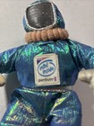 Vintage-1997 Intel Inside Pemmx Pentium Ii Spaceman-blue Metallic Plush 8   beanie