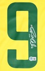 Ronaldo Autographed Brazil Home Soccer Jersey  9 - Beckett Holo  l