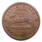 U s a  Hard Times Token 1837 Illustrious Predecessor Executive Experiment F Ht32