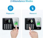  used  Ngteco Standalone Time Card Machine Automatic Punch In Out