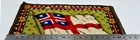 Lot Of 2 Tobacco Felt Flannel Flags