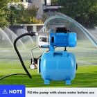 Shallow Well Pump With Pressure Tank 1 Hp Maximum Head 157ft 115v Home Farm
