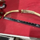 Vintage Native Indian Made Bow From Rib Bone 19    Very Collectible