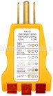 Electrical Outlet Receptacle Tester Faulty Wire Finder Color Coded Wall Plug