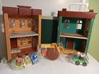 Vtg Sesame Street Play Family  Original Bert And Ernie