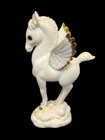 1960s Freeman George Good Pegasus Winged Horse White   Gold Fine Bone Mint 5 75 