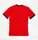 Nike Dri-fit Short Sleeve Soccer Jersey Men s Large Red Black Fz9754