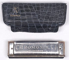 Vtg Hohner Chromonica Chromatic Harmonica Key Of C 260 Germany W  Case  read