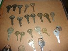 Vintage Padlock Keys Lot  39 Pieces