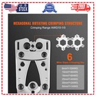 Wire Crimping Tool Kit 10-1 0awg With Cable Cutter 48 Ring Terminals 100 Heat   