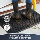 Front Door Mat Outside Entrance  Heavy Duty Waterproof Doormat For Indoor out   