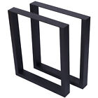24 28 35 square Frame Steel Table Leg Dining Table Legs Coffee Desk Leg set Of 2