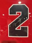 Michael Jordan Autograph Framed Jersey W  Coa