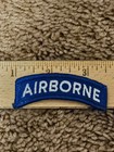 Us Army Airborne Full Color Tab Patch Blue white