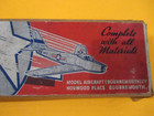 Vtg 1950s Veron Balsa Wood Airplane Model Kit North American Sabre Jet Nos Rare