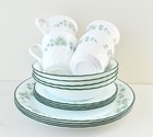 Set Of 16 Corelle Callaway Ivy Dinnerware - Dinner And Bread Plates  Bowls  Cups