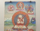 Tibetan Thangka Print Painting Buddhist Deity