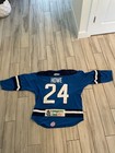 Jacksonville Icemen Travis Howe Official Game Worn Away Jersey  24  size 58 