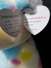 Ty Beanie Baby Kissme 2001 Retired Candy Hearts Valentines Bear