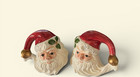Fitz   Floyd Omnibus 1993 Santa Claus Christmas Salt   Pepper Shaker Set Vintage