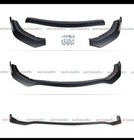 3pcs Front Bumper Lip Compatible With 2020-2023 Dodge Charger Srt Matte Black