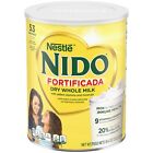  2 Pack  Nestle Nido Fortificada Powdered Drink Mix  Dry Whole Milk Powder