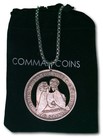 Hobo Coin Cut Coin Woman Lover After Death Skull Us Necklace Jewelry Art Dollar