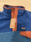Patagonia Kids Synchilla Snap-t Pullover - Kids L 12 Wavy Blue