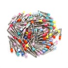 100 200 Dental Disposable Nylon Latch Flat Polishing Polisher Prophylaxis Brush