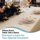 Ivory Rectangle Tablecloth 90x132 90x156 60x102 60x126 Inch Polyester Wedding