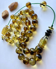 Natural Baltic Amber 33g  Islamic Prayer Rosary 11 Mm  33 Beads Tasbih Misbaha
