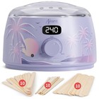 Digital Hard Wax Warmer Kit For Brazilian   Bikini Hair Removal  30 Wax Sticks 