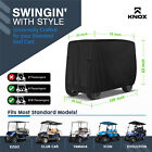 Knox Black Golf Cart Storage Cover For Ezgo  Club Car  Yamaha  2 2 4 Passenger