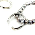Easy-open Necklace Shortener Clasp 27mm Sterling Silver Plated