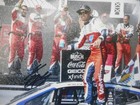 Kyle Larson Signed  5 Hendrickscars com Sonoma Victory Lane Nascar 8x10 Photo
