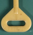 Vintage Greyhound Bus Driver Skeleton Key - One Metal One Plastic