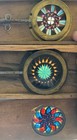 Vintage Magic Lantern Kaleidoscope   Lever Slides  Lot Of 5  All Work Properly 