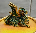 Rare Nos New Vintage Estee Lauder  magic Dragon  Solid Perfume Compact