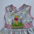 Vintage Daisy Kingdom  pooh And Piglet  Girls Sundress Sz 4 Summer Party Blue