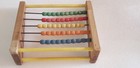 Sandberg Wooden Abacus Counting Frame Math Toy With Colored Beads