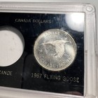 1967 Canada Silver Dollar Flying Goose Centennial Coin 80  Uncirculated Bu  4