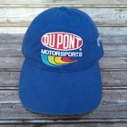Dupont Motorsports Tyvek Baseball Cap  24 Jeff Gordon Blue Strapback Racing Hat
