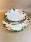 3 Serving Pieces 12    Chop Plate 8      9    Vegetable Bowls Franciscan Desert Rose